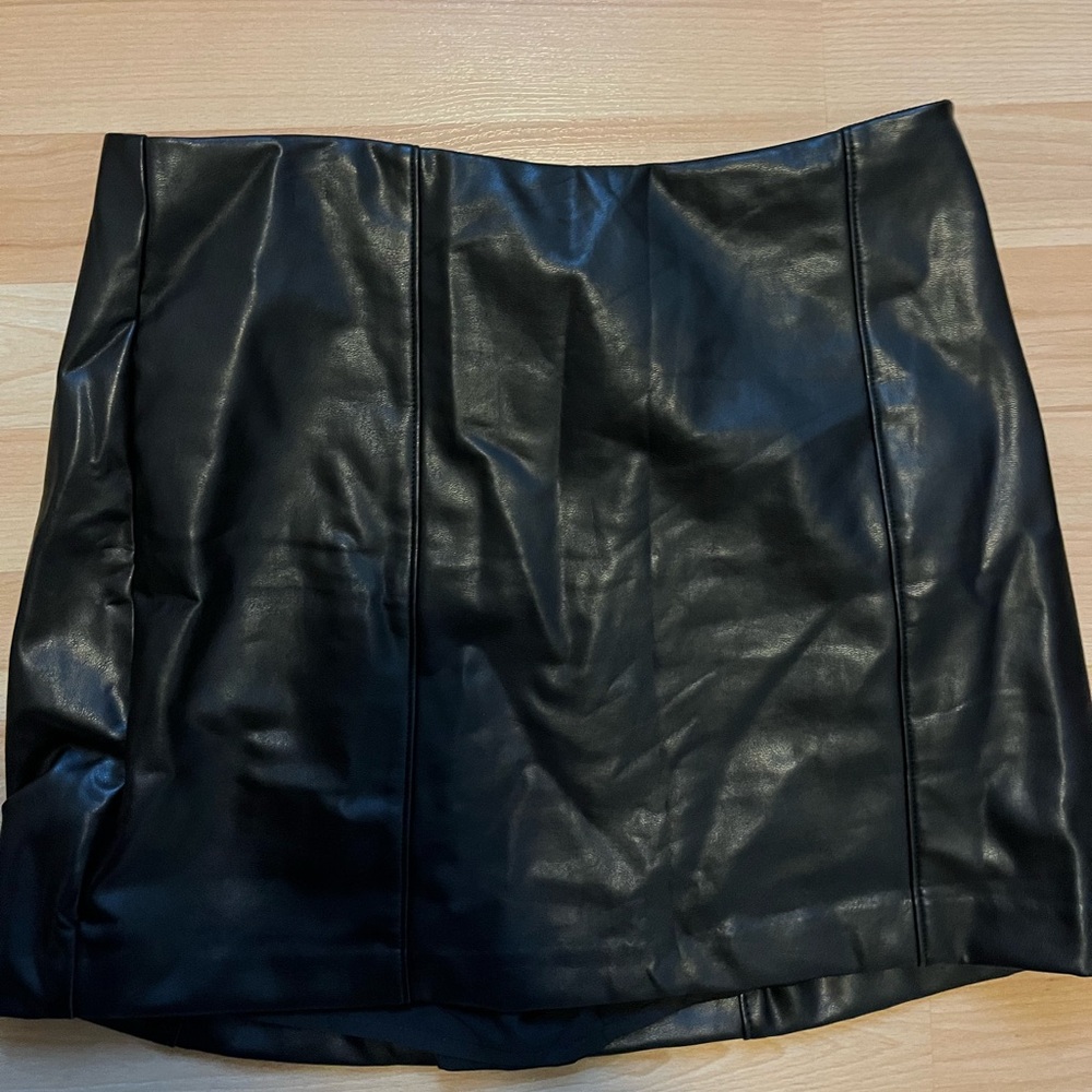 Leather Abercrombie, mini skirt